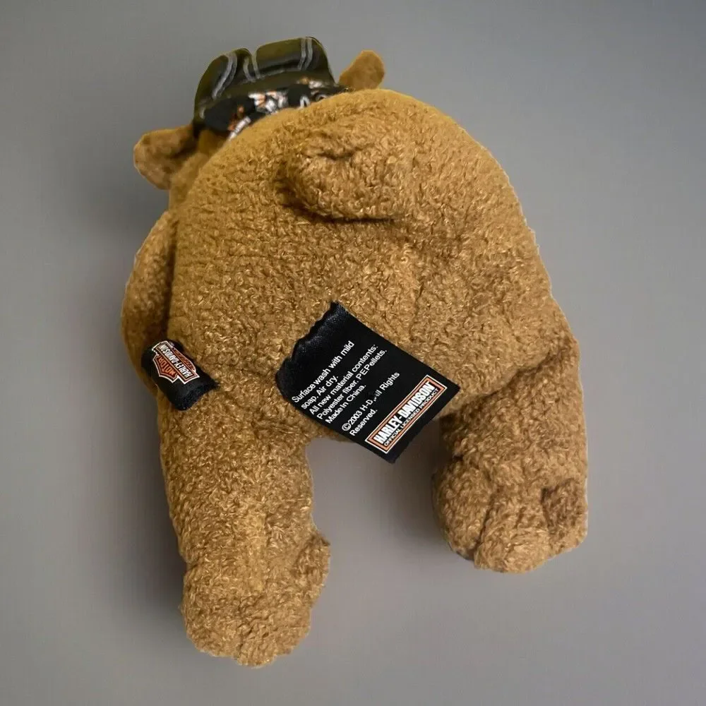 Harley Davidson‎ Knucklehead Bulldog Plush 2003 - VERY GOOD CONDITION!